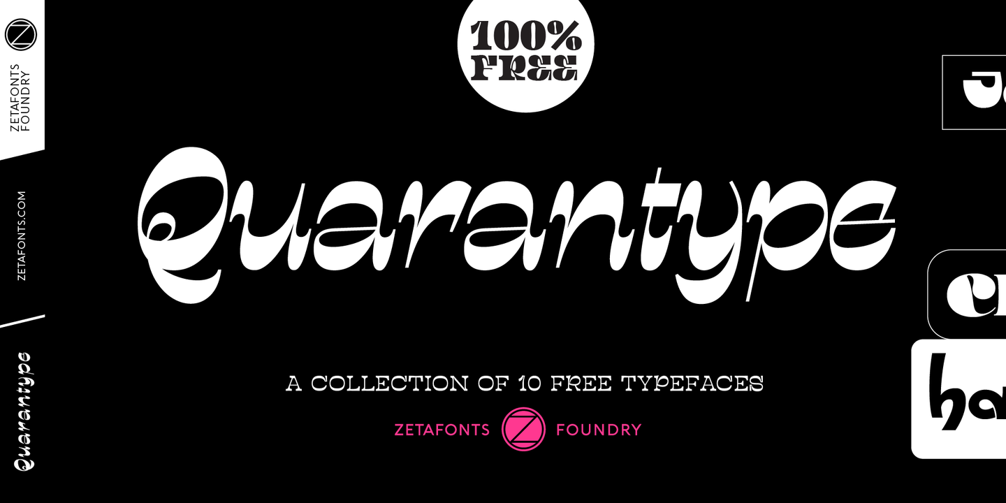 Quarantype Font preview